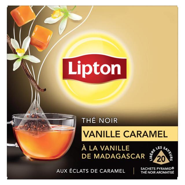 5063270104873 - Lipton - Thé Noir Caramel Vanille