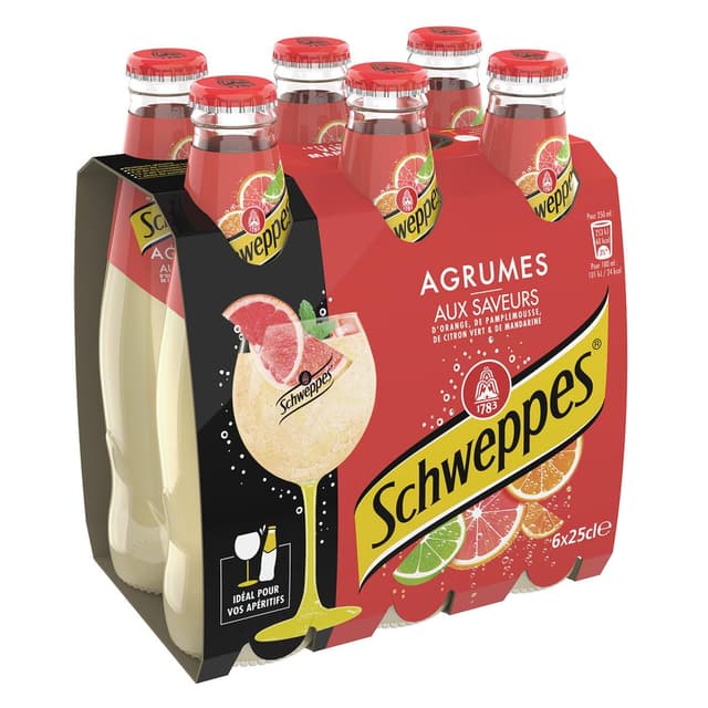 3124480195173 - Schweppes - Soda saveur 4 Agrumes