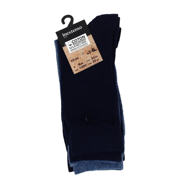 3616742786873 - Inextenso - Chaussette de Ville Bleu