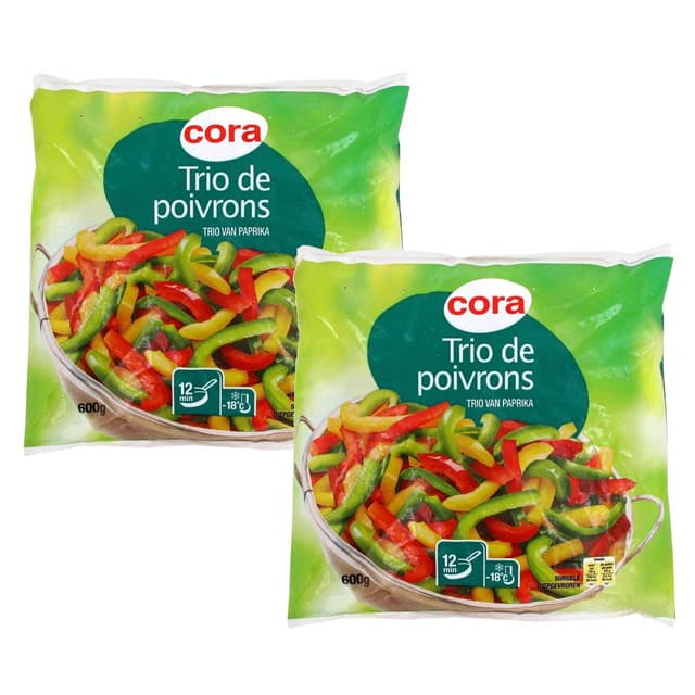 2050000377273 - Cora - Trio de poivrons en lanières