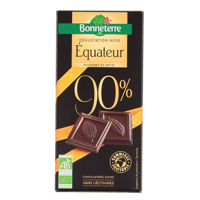 3396410047573 - Bonneterre - Chocolat Noir bio Équateur 90% 