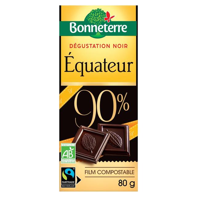 3396410047573 - Bonneterre - Chocolat Noir bio Équateur 90% 
