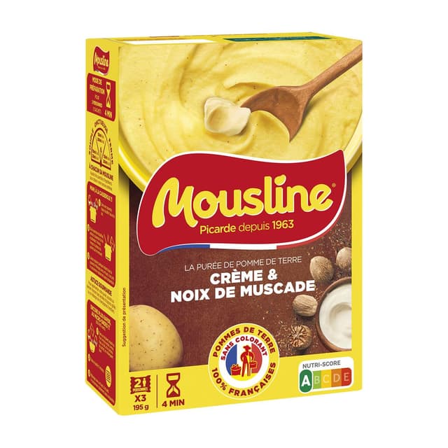3760381260574 - Mousline - Purée Crème et Noix de Muscade