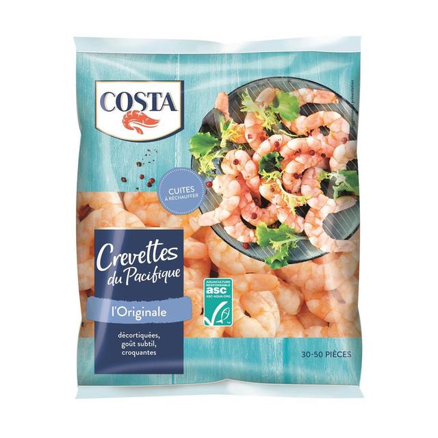 4008467051074 - Costa - Crevettes du Pacifique cuites décortiquées ASC - 30 à 50 pièces