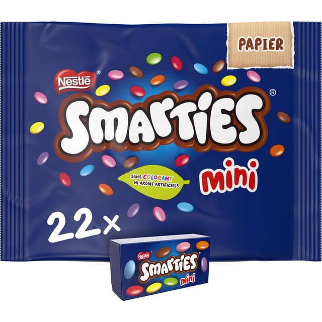 7613287121974 - Smarties - Bonbons de chocolat au lait mini x22