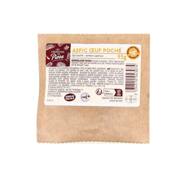 3234510043074 - Pierre Schmidt - Aspic Oeuf Poché