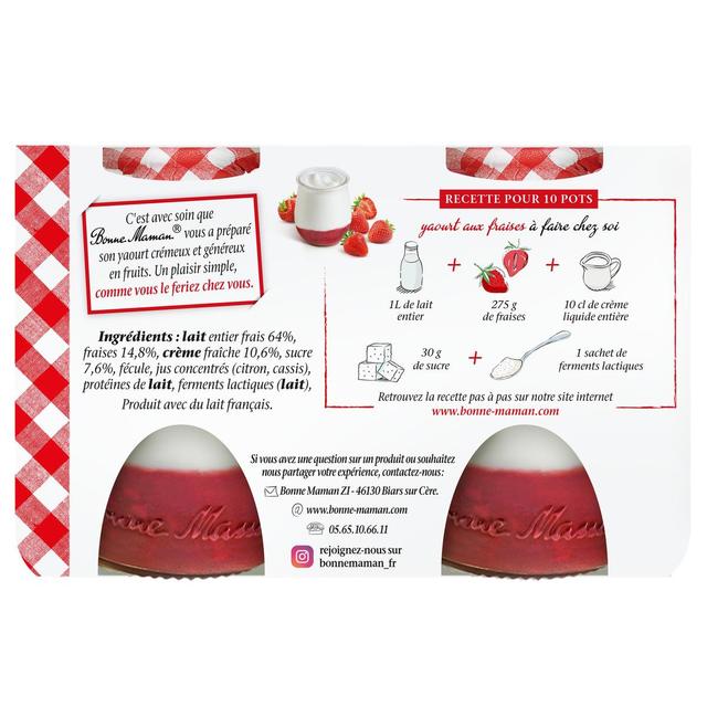 3608580183174 - Bonne Maman - Crémeux sur lit de fraises