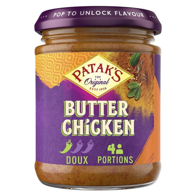5011308004374 - Patak's Original - Pâte Curry Butter Chicken Doux