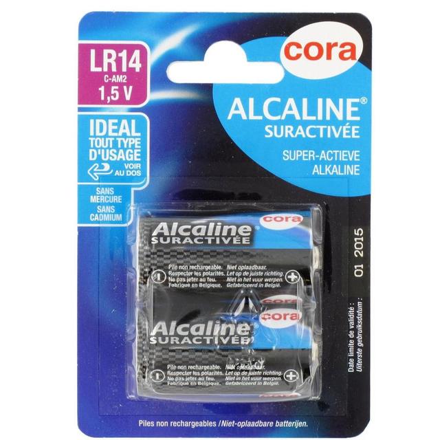 3257980018274 - Cora - 2 Piles LR14 / C Alcaline Suractivée