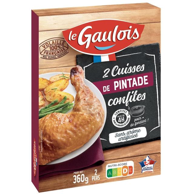3266980038274 - Le Gaulois - Cuisses de Pintade Confites