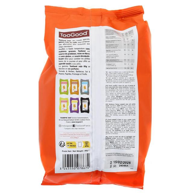 3245550078674 - Too Good - Chips soja pomme de terre saveur barbecue