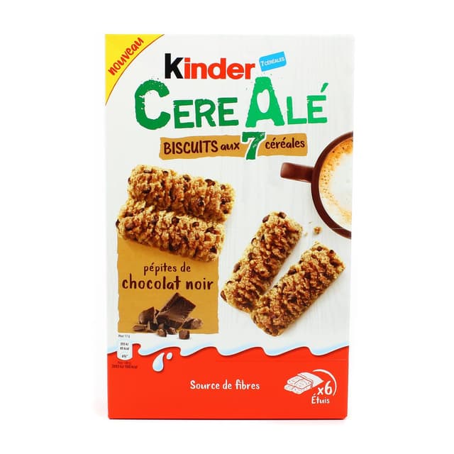 8000500329474 - Kinder - Barre 7 céréales chocolat x6