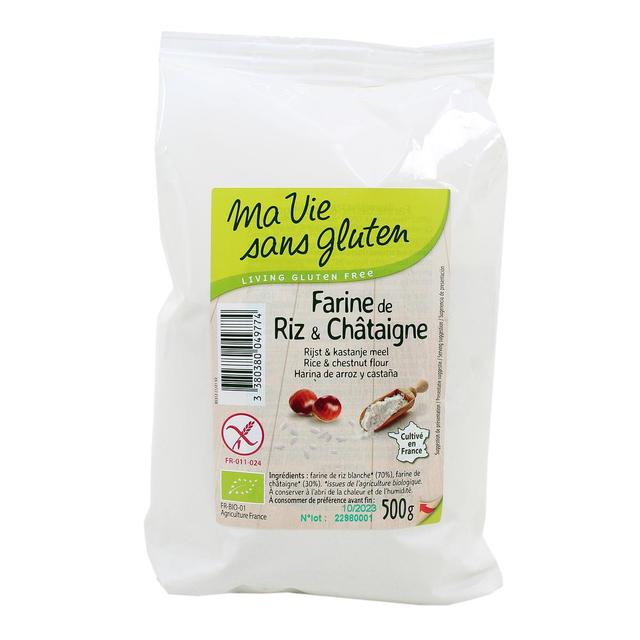 3380380049774 - Ma Vie Sans Gluten - Farine de riz et châtaigne, sans gluten, Bio