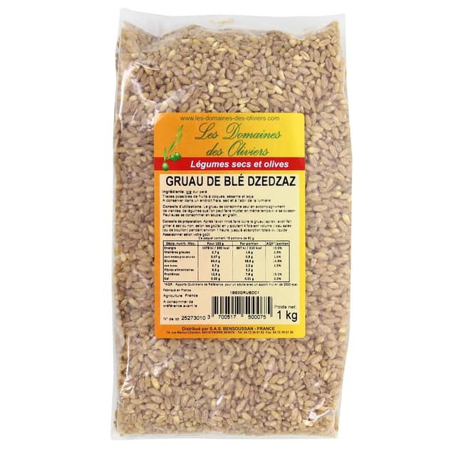 3700517500075 - Les Domaine des Oliviers - Gruau de blé