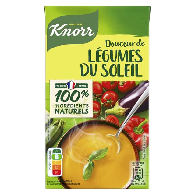 8711200330775 - Knorr & La Potagère - Soupe Douceur de Légumes du Soleil