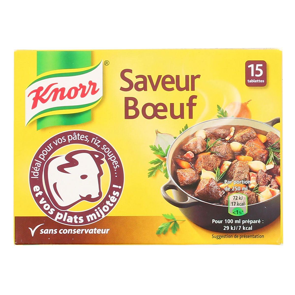 3011360002075 - Knorr - Bouillon Cube Boeuf - 15 Cubes