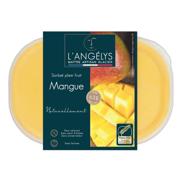 3760039982575 - L'Angelys - Sorbet artisanal plein fruit Mangue 60%
