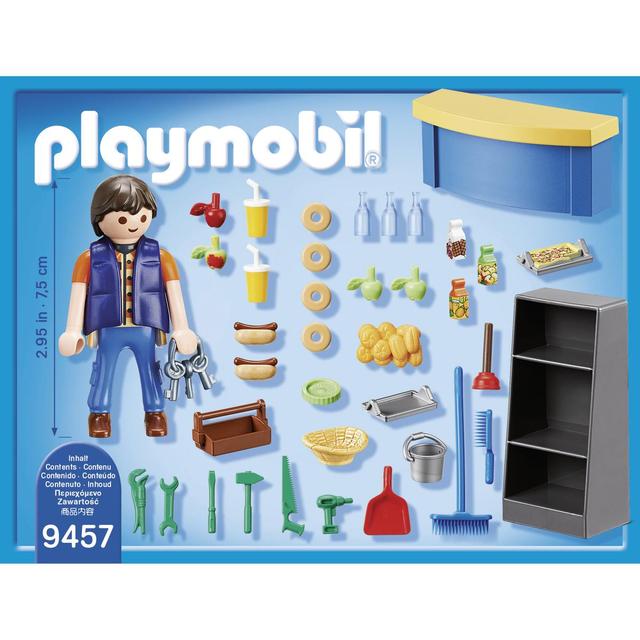 4008789094575 - PLAYMOBIL® City Life - Surveillant avec boutique