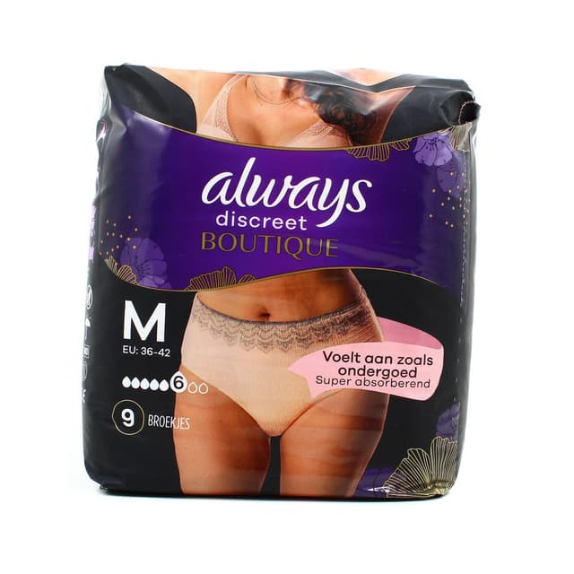 8006530257275 - Always Discreet - Culottes incontinence taille M Beige