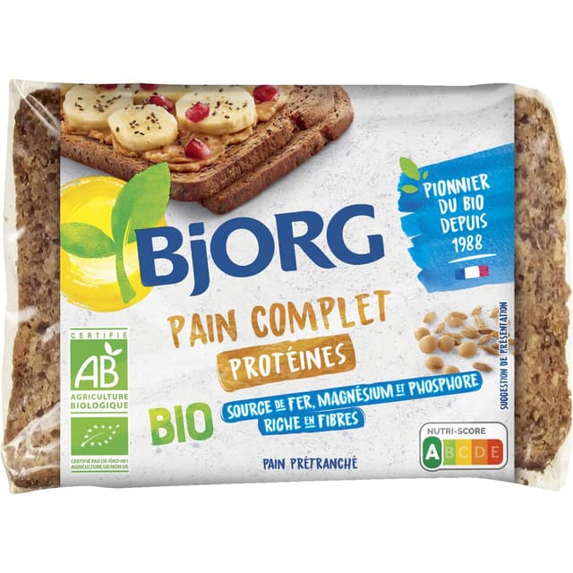 3229820798875 - Bjorg - Pain Complet Proteine Bio