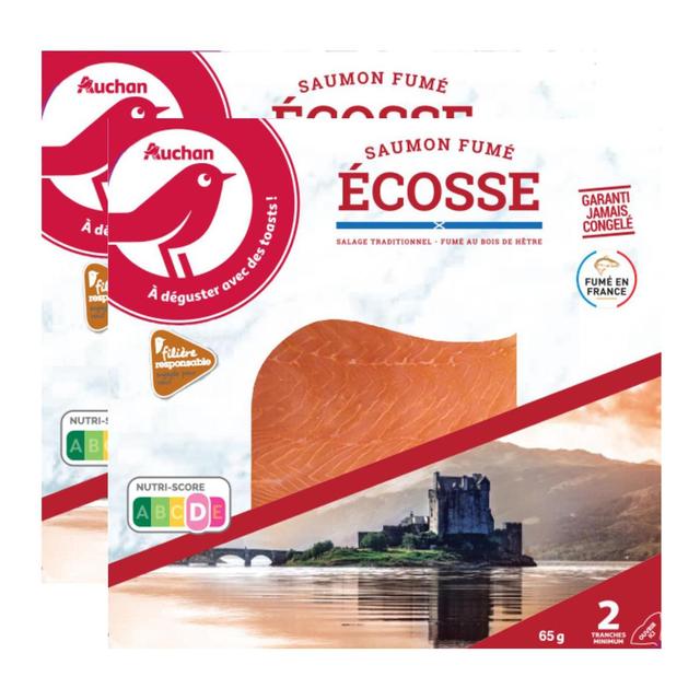 2050000409875 - Auchan - Saumon Fumé d'ecosse