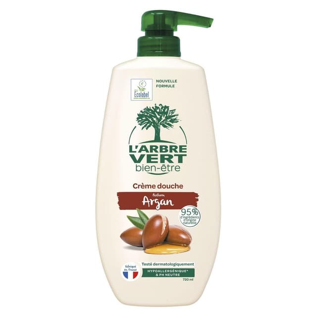 3450601100376 - L'Arbre Vert Bien-Etre - Crème de douche parfum Argan