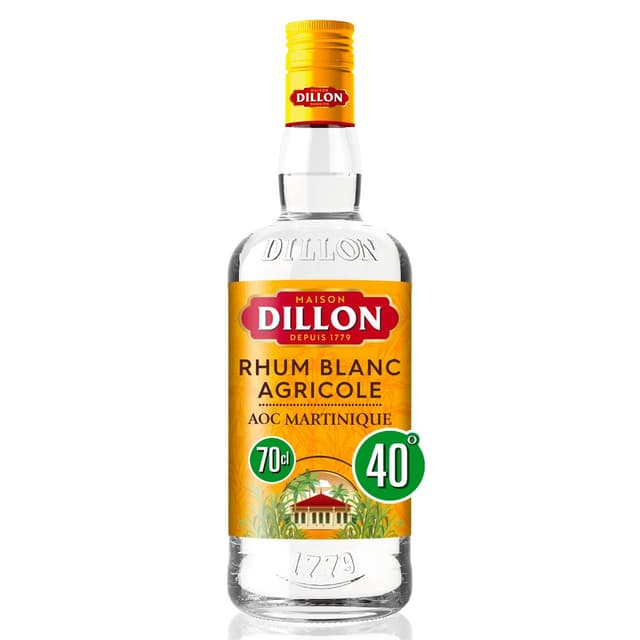 3012993070776 - Dillon - Rhum blanc 40°