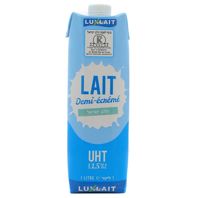 5450168511576 - LUXLAIT - Lait demi-écrémé UHT