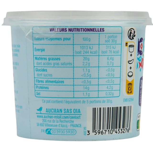 3596710453276 - Auchan - Rillettes de thon