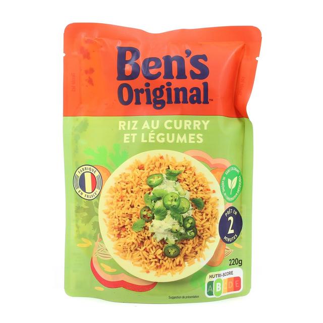 3487400006776 - Ben's Original - Riz Micro Onde Express Curry et Légumes
