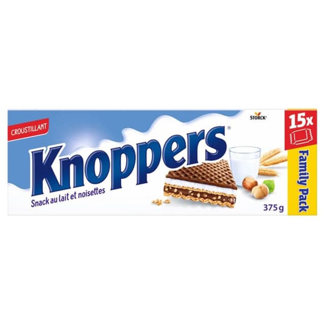 4014400928976 - Knoppers - Gaufrettes fourrées au lait et aux noisettes