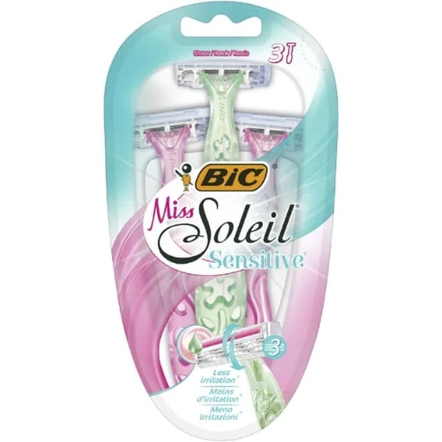 3086123519176 - Bic - Rasoirs jetables Sensitive - Miss Soleil