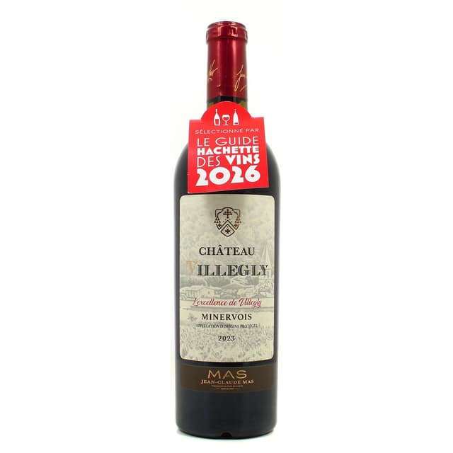 3453040010077 - Minervois rouge AOP - Château Villegly