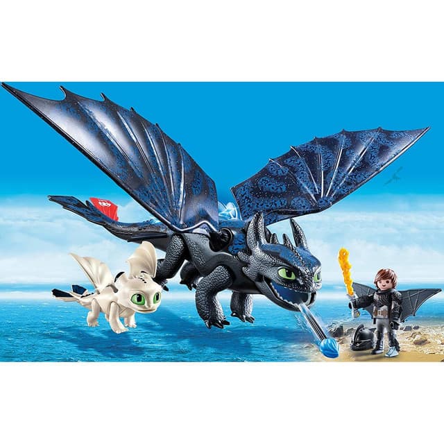 4008789700377 - PLAYMOBIL® Dragons - Krokmou et Harold avec bébé dragon