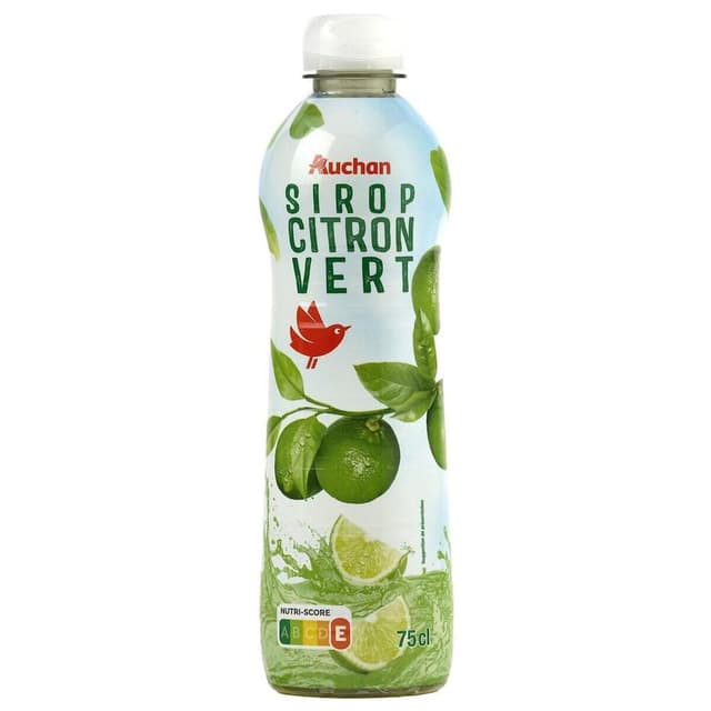 3596710560677 - Auchan - Sirop citron vert