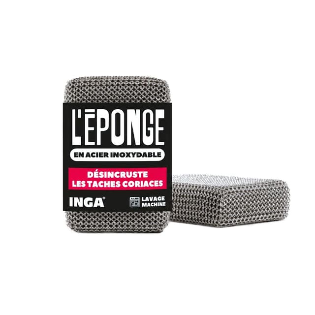 3760342991677 - Inga - Eponge en Acier Inoxydable