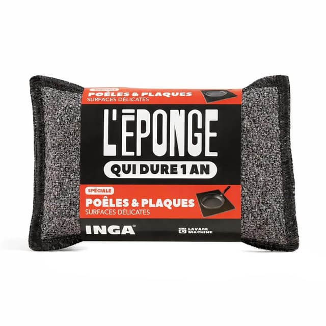 3760342992377 - Inga - Éponge surface délicate lavable au lave vaisselle