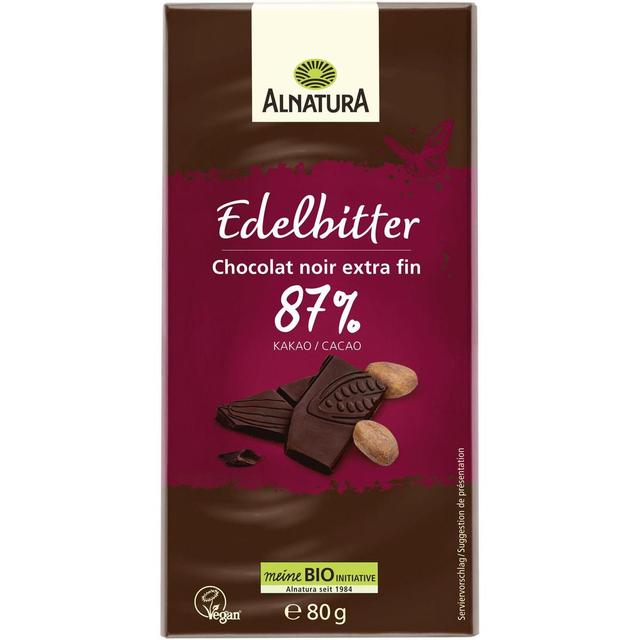 4104420253377 - Alnatura - Chocolat Noir Extra-Fin 87%de Cacao Bio
