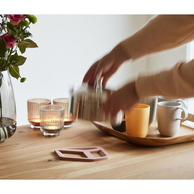 5404035703977 - Point virgule - Sous-plat 3D en silicone demi-cylindre vieux rose 