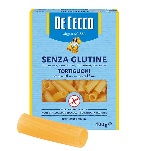 8001250014177 - De Cecco - Pâtes Tortiglioni sans gluten N°23 Premium