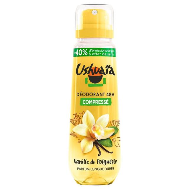 3600550995077 - Ushuaïa - Déodorant spray compressé Vanille de Polynésie