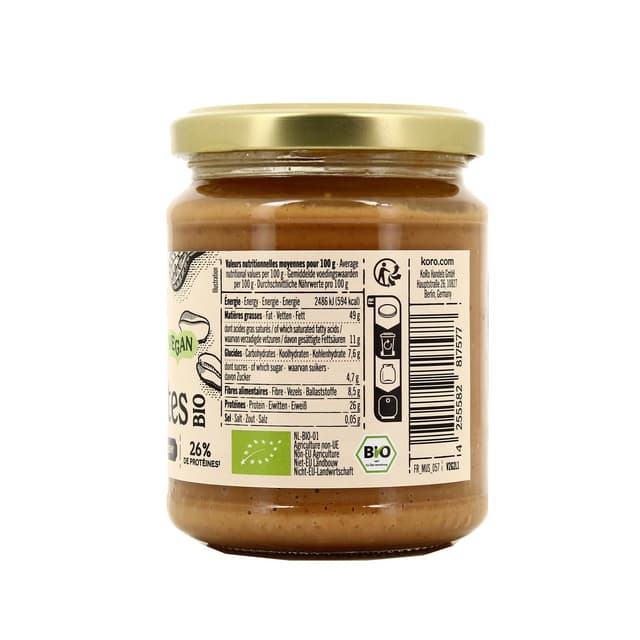 4255582817577 - Koro - Purée de Cacahuètes Crunchy Bio