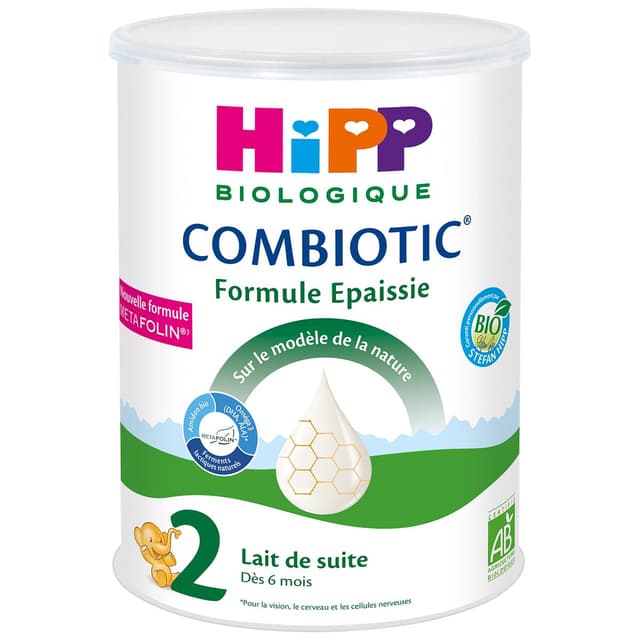 4062300367777 - Hipp - Lait bébé en poudre Combiotic Bio épaissi 2ème âge, 6-12 mois