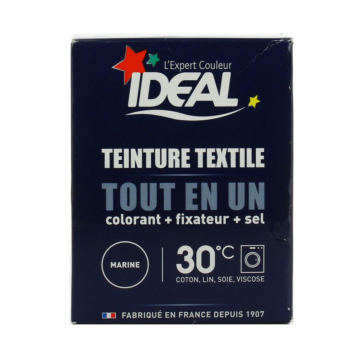 Idéal - Teinture tout en un marine colorant + fixateur + sel inclus