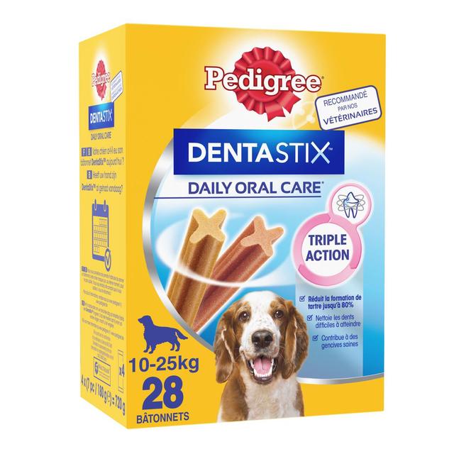 5998749108277 - Pedigree - Dentastix Daily Oral Care - Bâtonnets Hygiène Bucco-Dentaire pour chien moyen x28