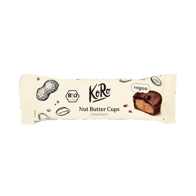 4255582808377 - Koro - Bouchées Nut Butter Cups beurre de cacahuète salé bio