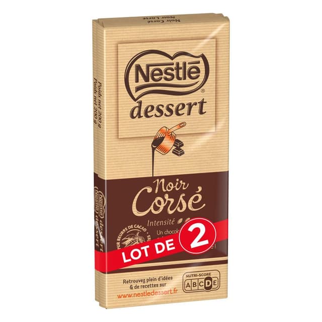 7613035898677 - Nestlé Dessert - Chocolat pâtissier noir corsé