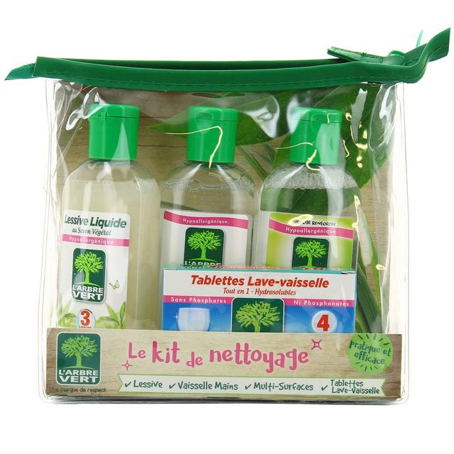 3450601029677 - L'arbre Vert - Kit de nettoyage petit format écologique pour les vacances