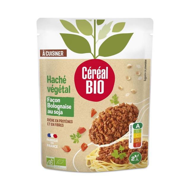 3175681190078 - Céréal Bio - Haché Végétal façon Bolognaise au Soja Vegan Bio