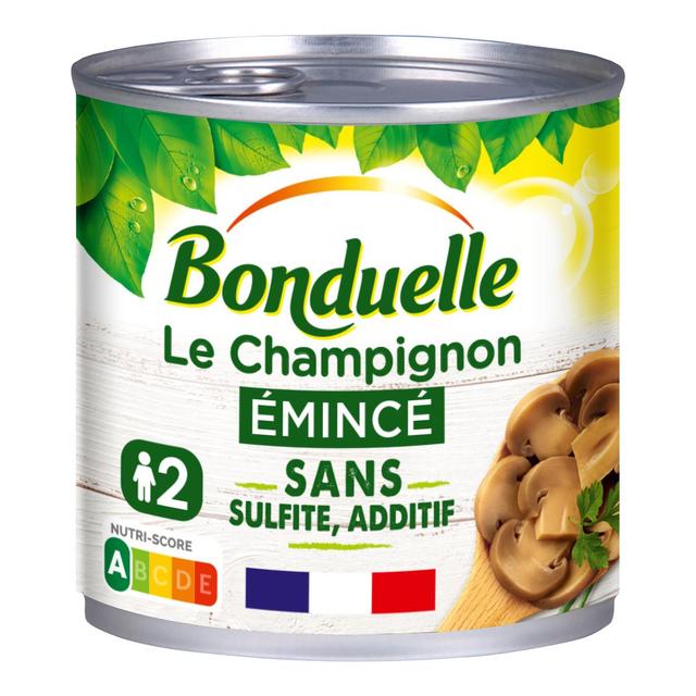 3083681120578 - Bonduelle - Champignons émincés sans sulfite et sans additif 